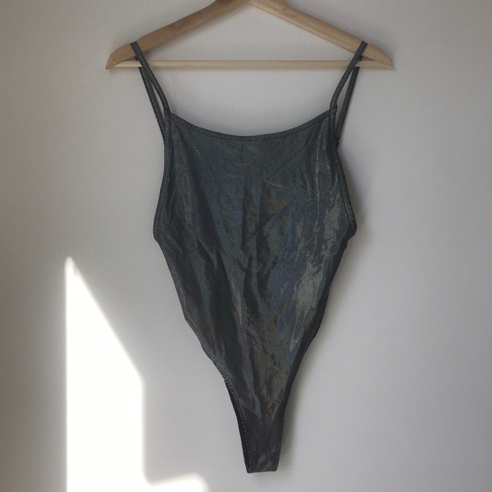 F21 Metallic Bodysuit